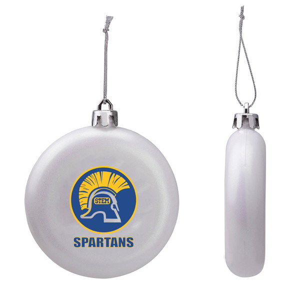STEM Spartan Holiday Ornament